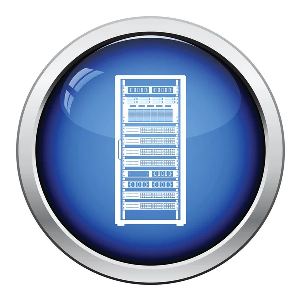Icono de rack de servidor — Vector de stock