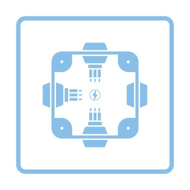 Elektrik bağlantı kutusu simgesi