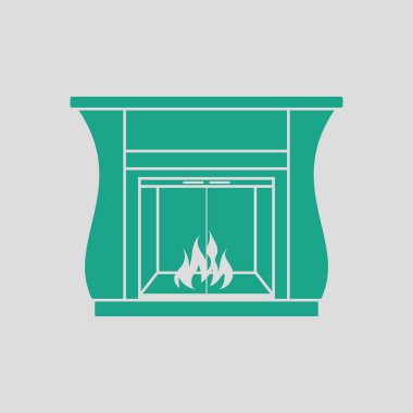 Şömine kapılar simgesiyle