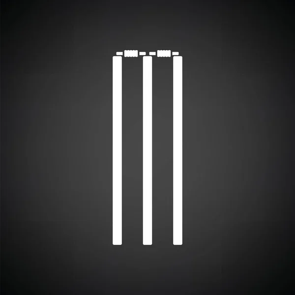 Icône de guichet de cricket — Image vectorielle