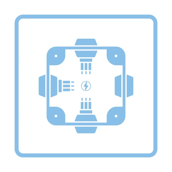 Electrical  junction box icon — Stock Vector