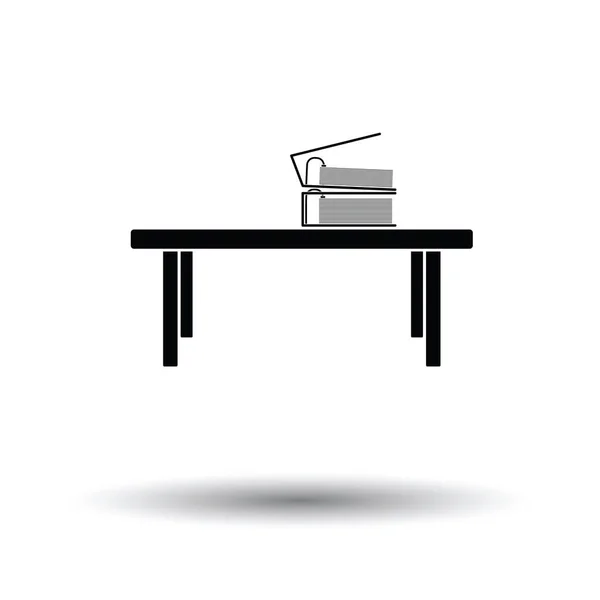 Icône de table basse de bureau — Image vectorielle