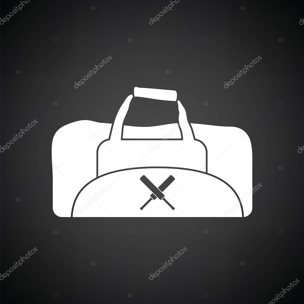 Cricket bag icon