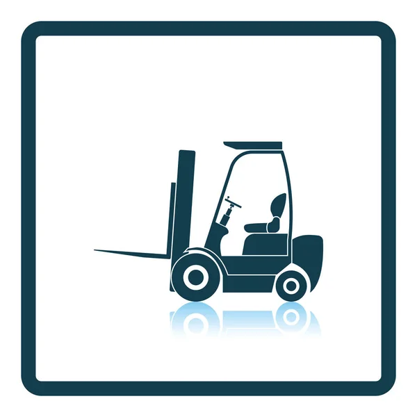 Warehouse forklift icon — Stock Vector