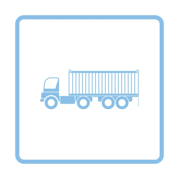 Konténer teherautó ikon — Stock Vector