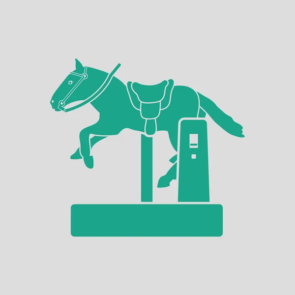 Кінь машина значок — стоковий вектор