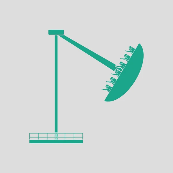 Boot het carrousel-pictogram — Stockvector