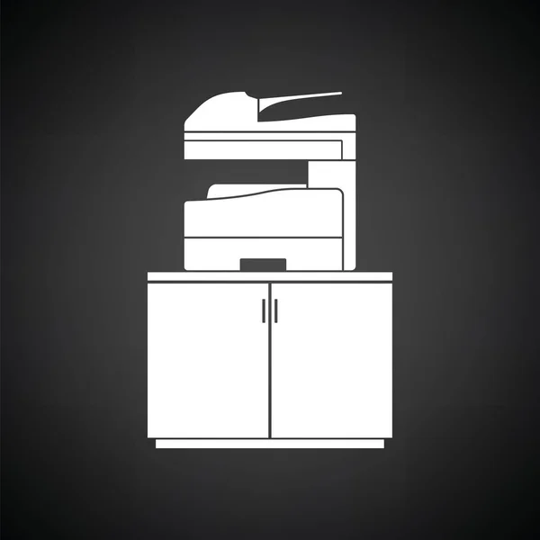 Icône de machine à copier — Image vectorielle