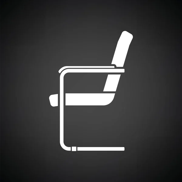 Ikonen för Guest office chair — Stock vektor