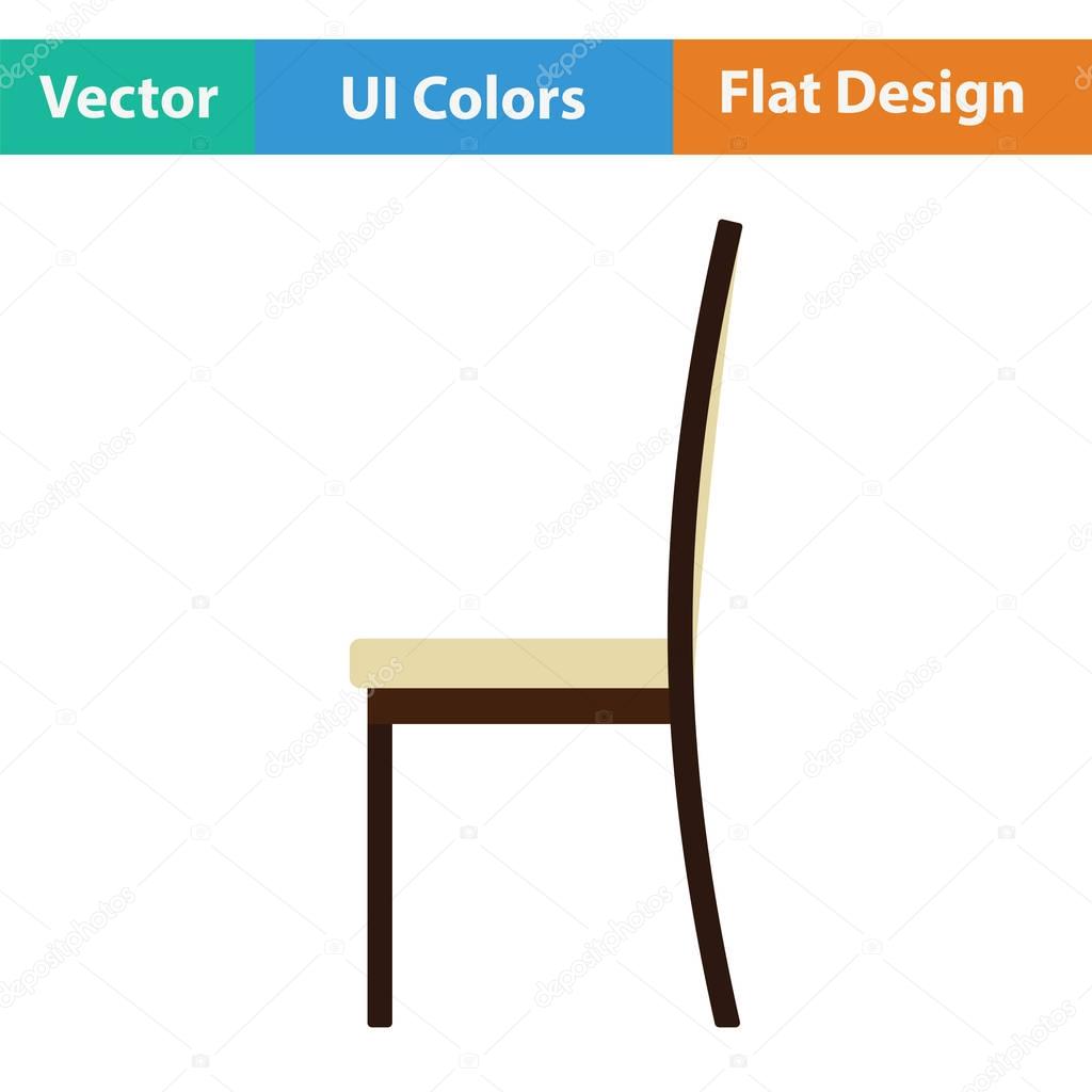 Modern chair icon