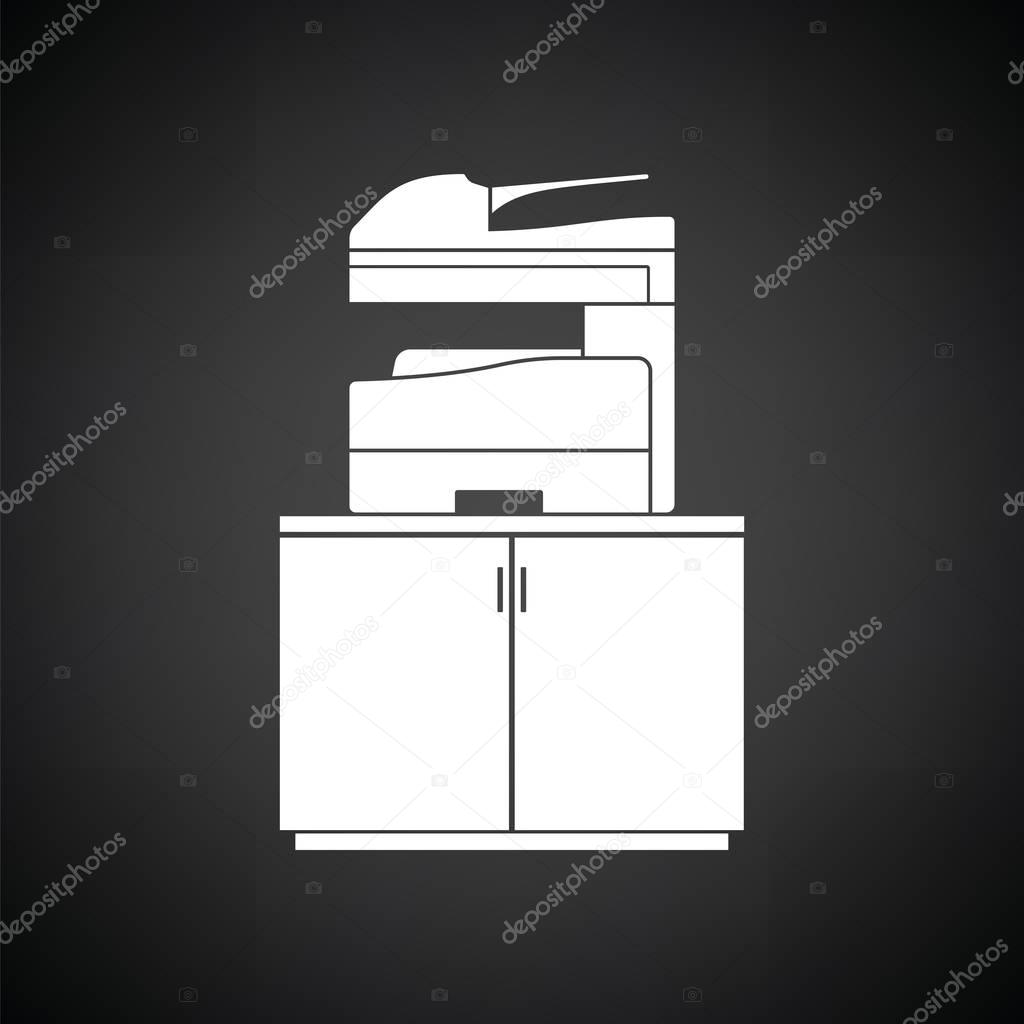 Copying machine icon