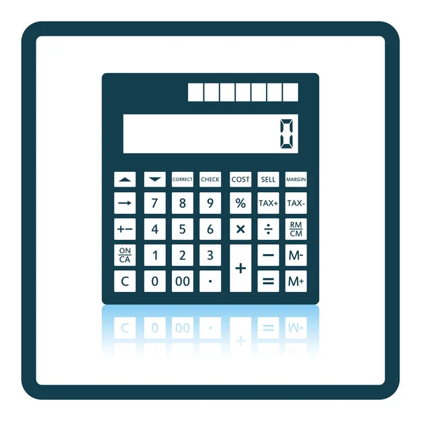 Statistical calculator icon — Stock Vector
