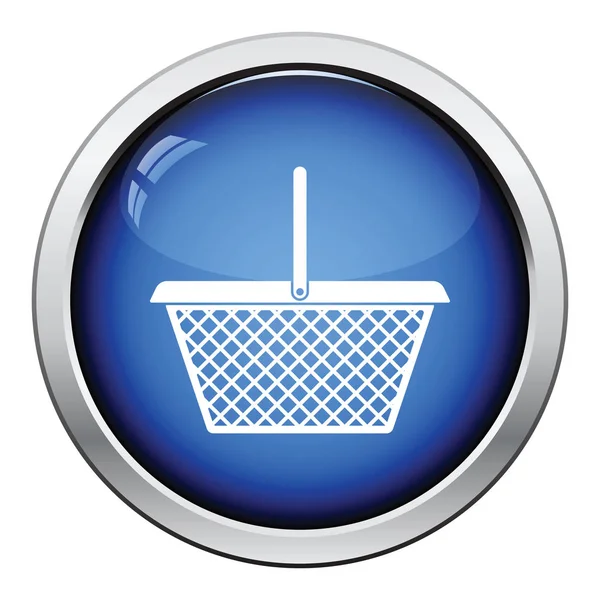 Icono de cesta de compras supermercado — Vector de stock