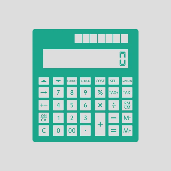 Icono de calculadora estadística — Vector de stock