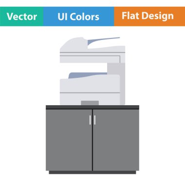 Copying machine icon clipart