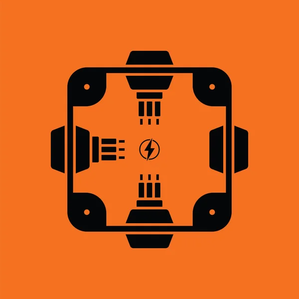 Elektrische verdeeldoos pictogram — Stockvector