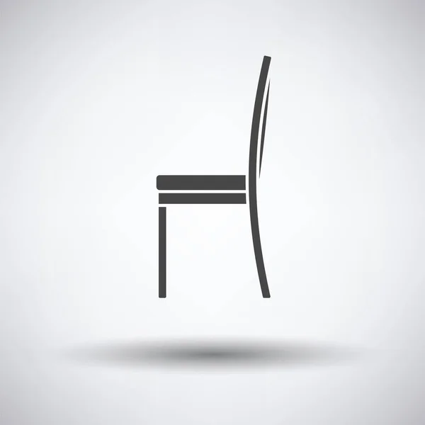 Icône chaise moderne — Image vectorielle