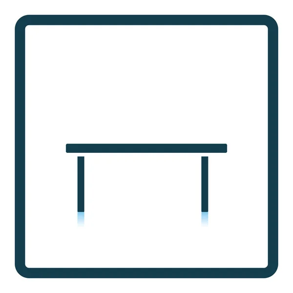 Icona del tavolino — Vettoriale Stock