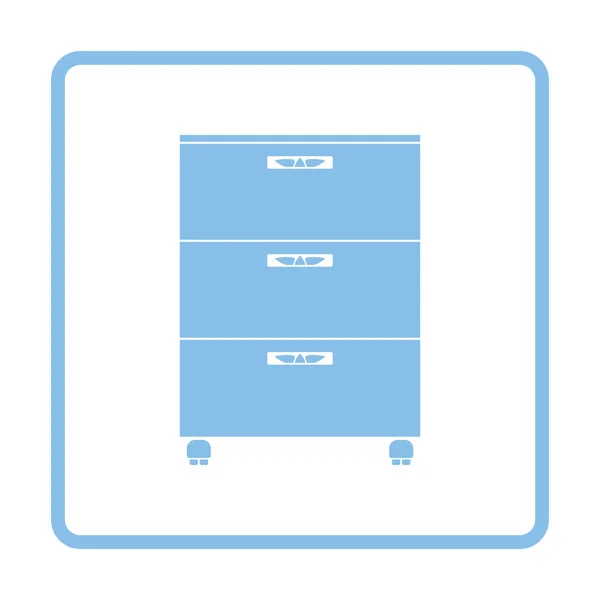 Icono del gabinete de oficina — Archivo Imágenes Vectoriales