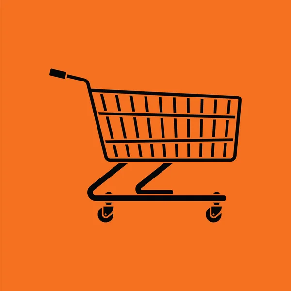 Icono del carrito de la compra supermercado — Vector de stock