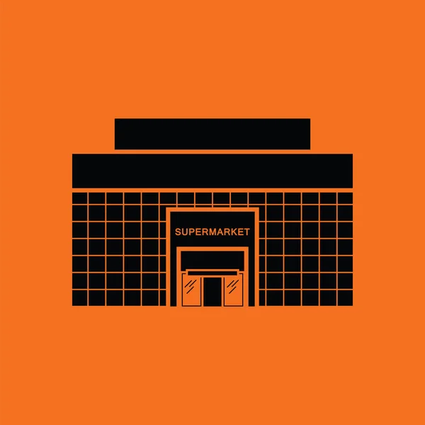 Супермаркет піктограму будівлі — стоковий вектор