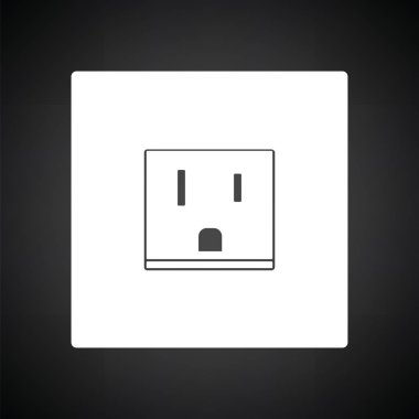 ABD elektrik soketi simgesi