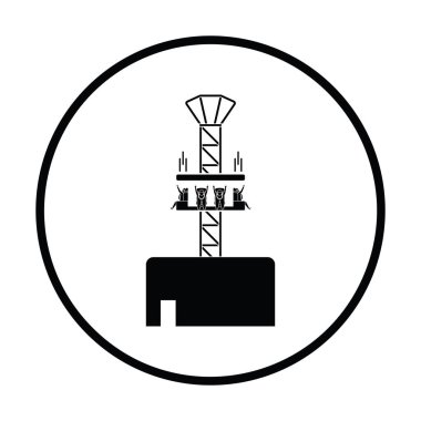 Serbest düşme binmek simgesi