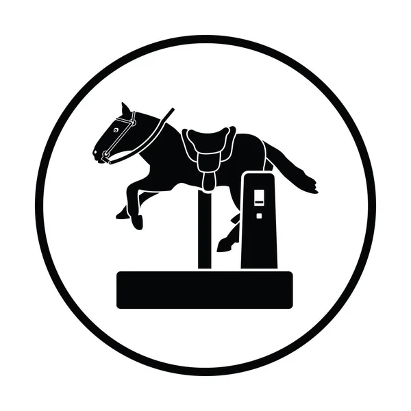 Icono de máquina de caballo — Archivo Imágenes Vectoriales