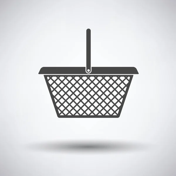 Supermarket shoping basket icon — Stock Vector