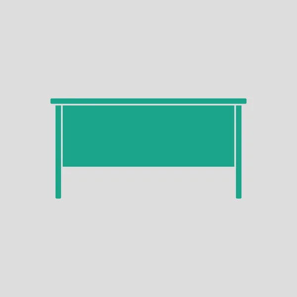Icona tavolo ufficio — Vettoriale Stock