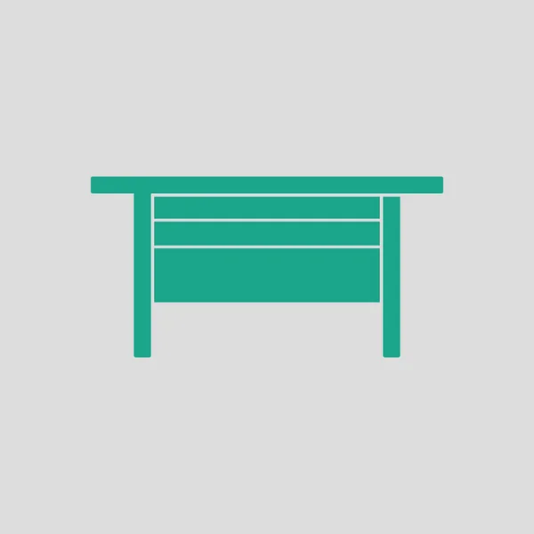 Иконка стола босса — стоковый вектор