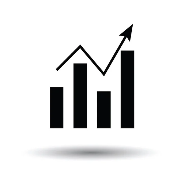 Icona grafico analitico — Vettoriale Stock