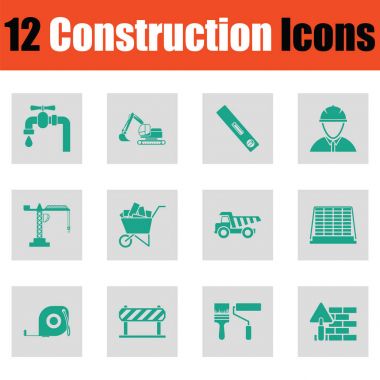 İnşaat Icon set