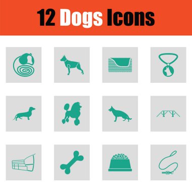 Köpekler Icon set