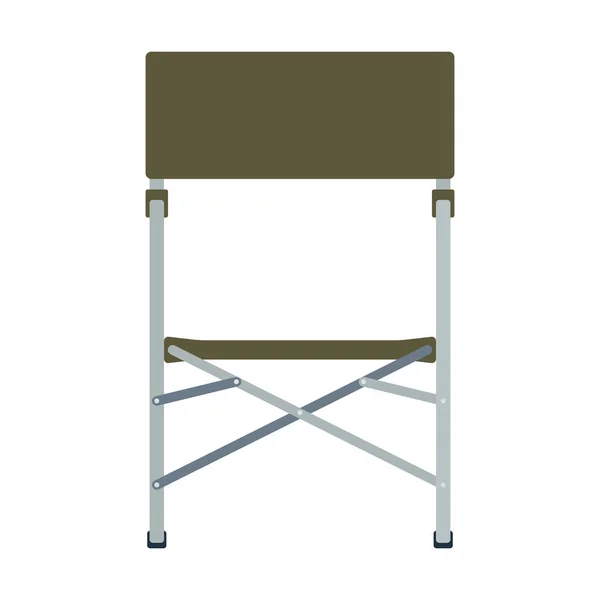 Icon of Fishing folding chair — Stock Vector