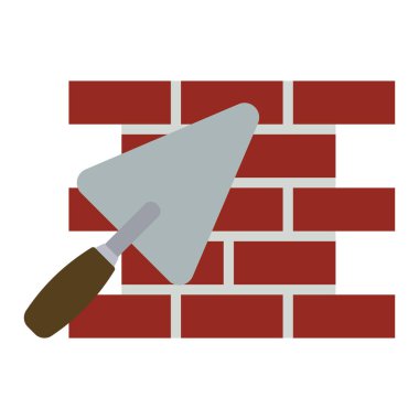 Kürekli tuğla duvar simgesi