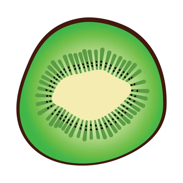 Icona di design piatto di Kiwi — Vettoriale Stock
