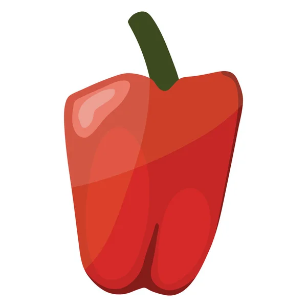 Pepper Icon Flache Farbgestaltung Vektorillustration — Stockvektor