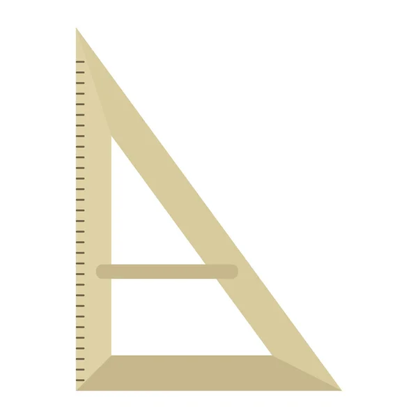 三角形アイコン フラットカラーデザイン ベクターイラスト — ストックベクタ