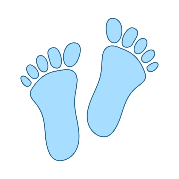 Foot Print Icon — Stock Vector