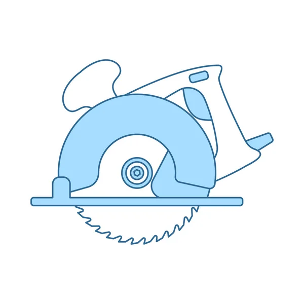 Icono de sierra circular — Vector de stock