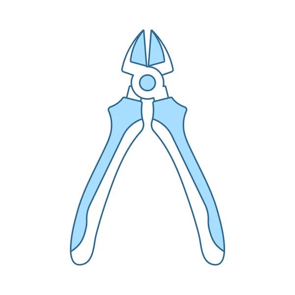 Seitenschneider-Symbol — Stockvektor