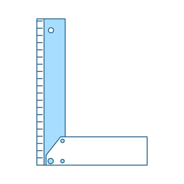 Setsquare Icon — Stock Vector