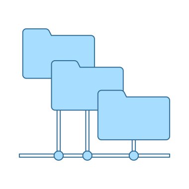 Klasör ağı simgesi