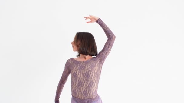 Modern dans yapıyor kadın — Stok video