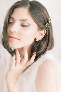 Düğün. Güzel gelin portresi