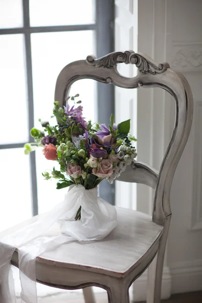 Bouquet da sposa. Il bouquet della sposa. Bellissimo bouquet di bianco , — Foto Stock