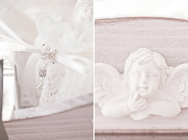 La composición de los accesorios de boda hermosa novia —  Fotos de Stock