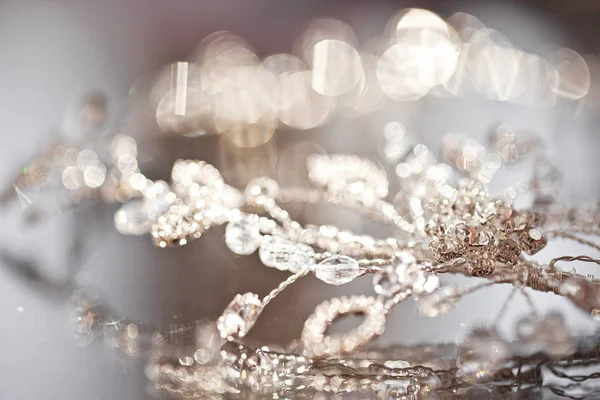 The composition of beautiful wedding accessories bride — Stock Photo, Image