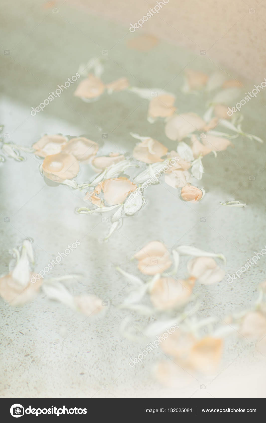 Bagno Luminoso Casa Bagno Con Petali Fiori Sale Vassoio Sopra — Foto ... Bagno Luminoso Casa Bagno Con Petali Fiori Sale Vassoio Sopra — Foto ...
